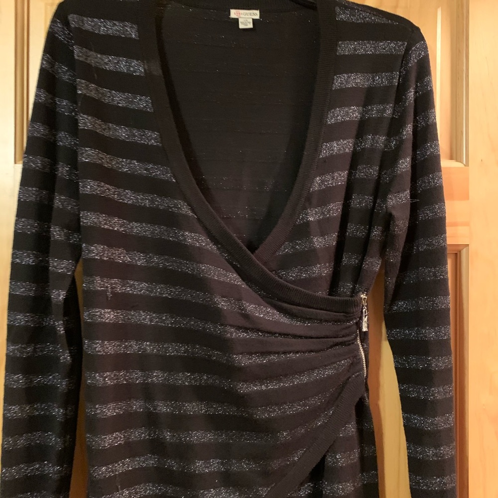 Guess Almost New With Sparkles And Side Zip - image 1